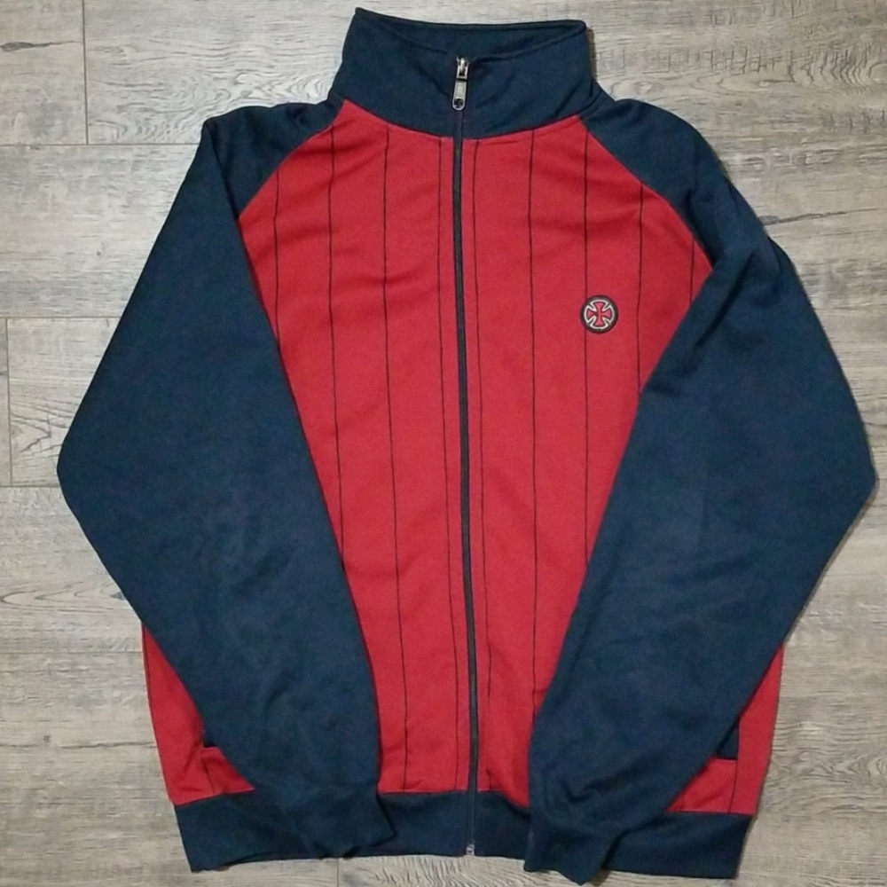 RARE Vtg 90's Independent Truck Co Track Jacket